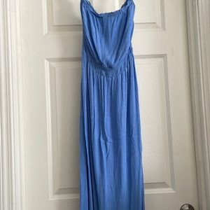 Blue strapless forever 21 dress